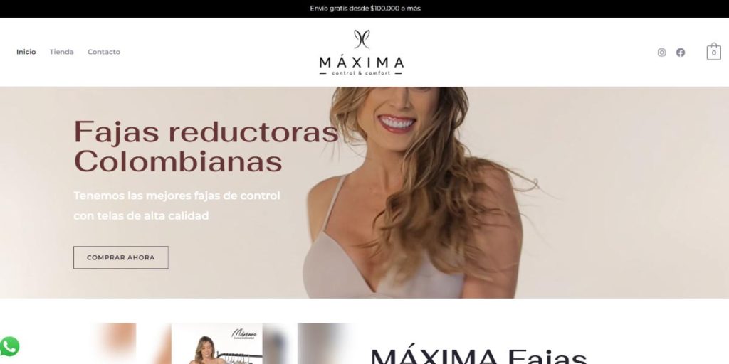 Sitio web MAXIMAFAJAS
